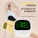 MEHCERH| Smart Electric Wrist Massager – USB Rechargeable Therapy